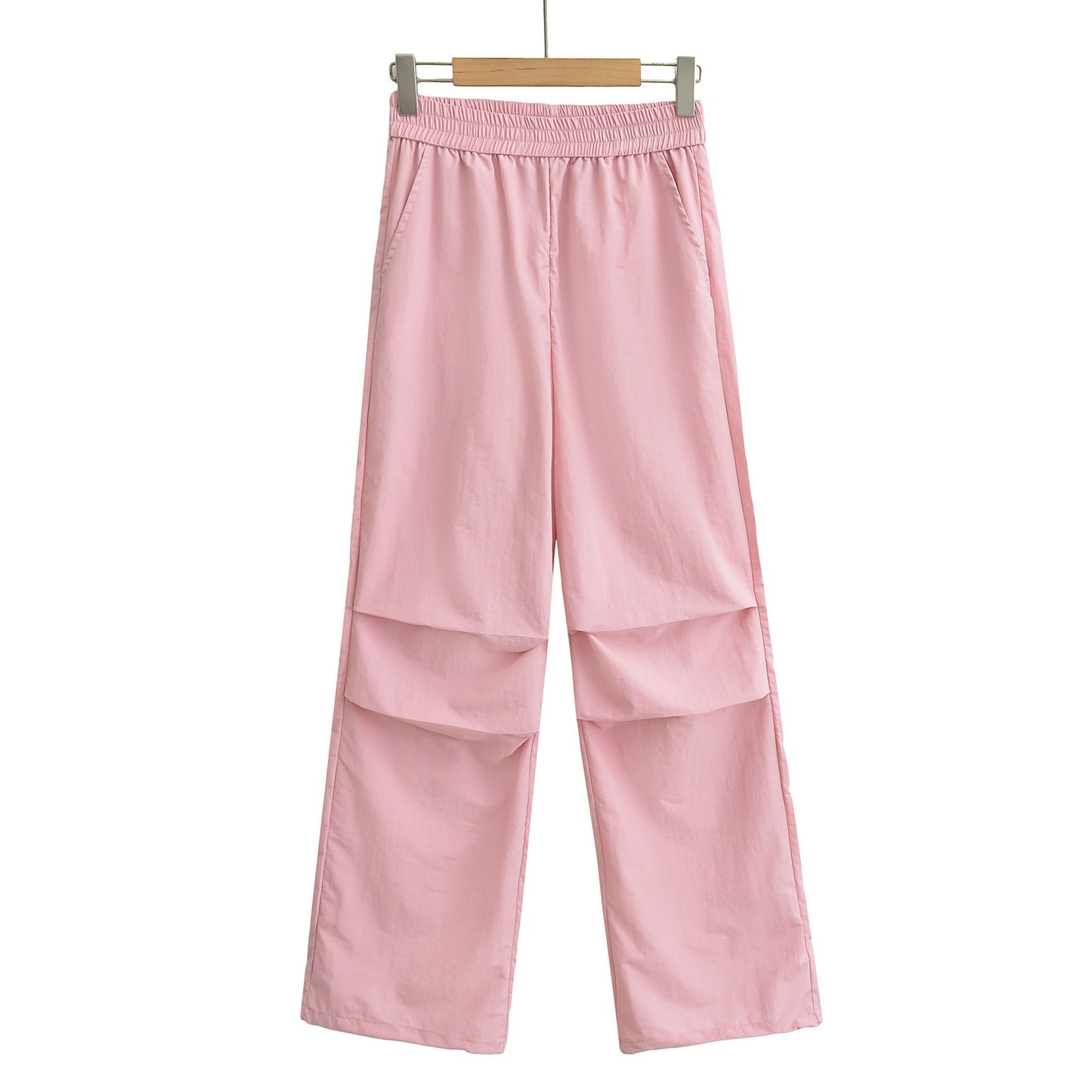 Thin quick drying pleated work pants for women