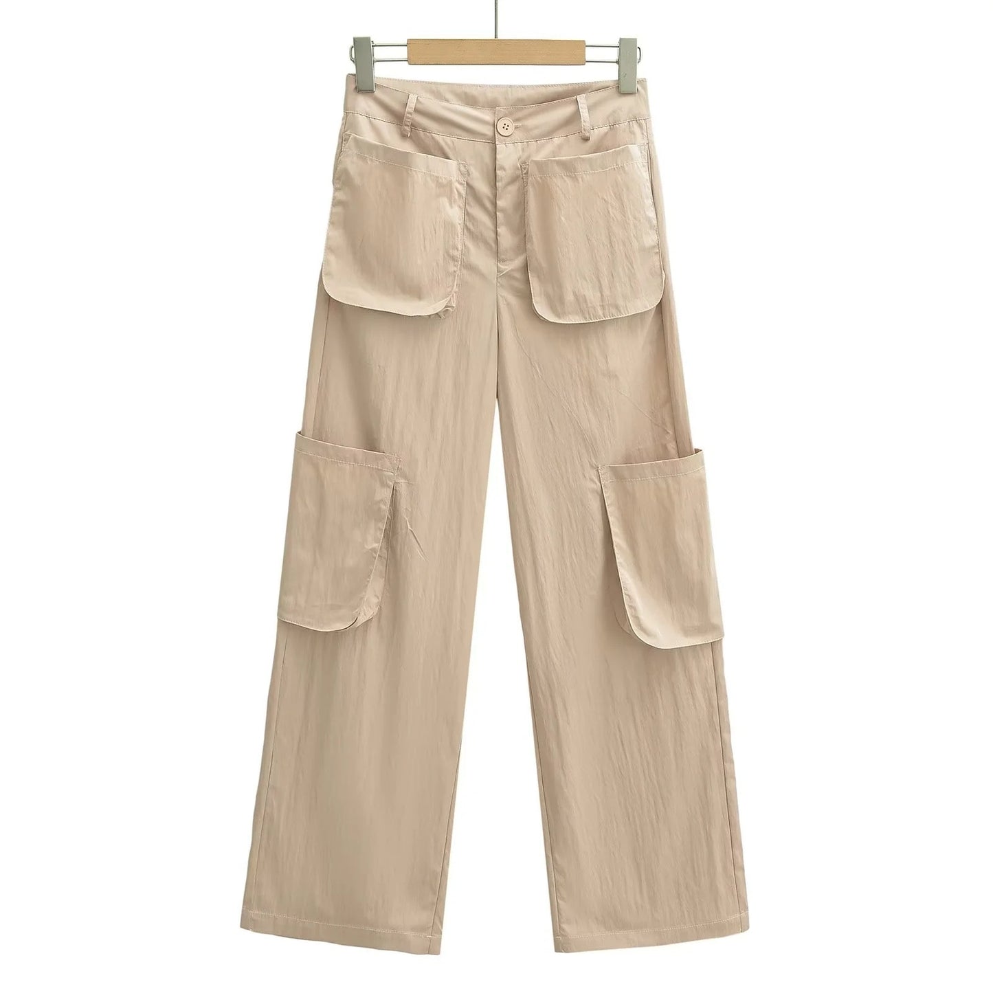 Low waisted multi pocket work pants