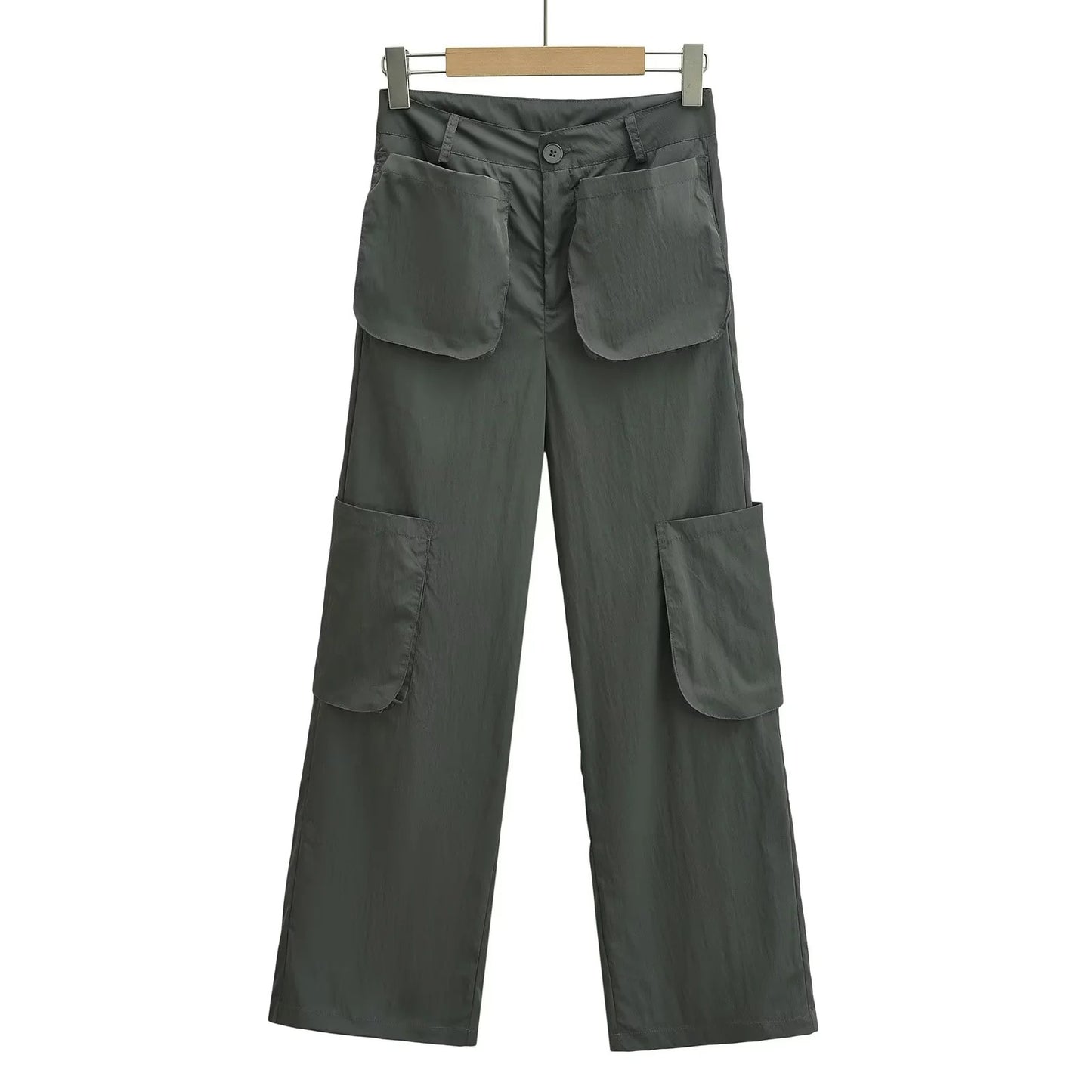 Low waisted multi pocket work pants