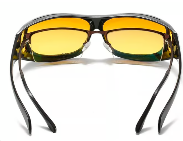 🔥Last Day 49% OFF - 😎Night Vision Driving Glasses Fit Over Glasses for Men Women