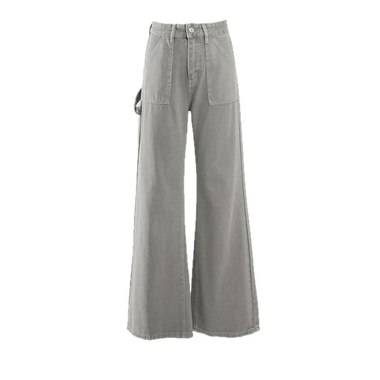 Loose Wide-Leg Pants, Boho Chic, Versatile Slimming Women's Denim Pants